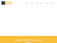 Tablet Screenshot of horipro.com